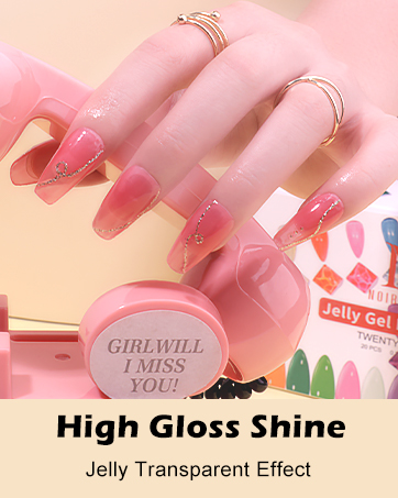 noirwhite Jelly Gel Nail Polish