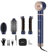 5 in 1 Blow Dryer Brush IG INGLAM MegaAir Hair Styler Brushless Hair Dryer Brush Left/Right Air A...