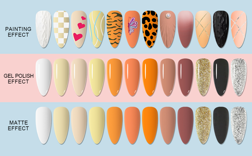 Solid cream gel nail polish