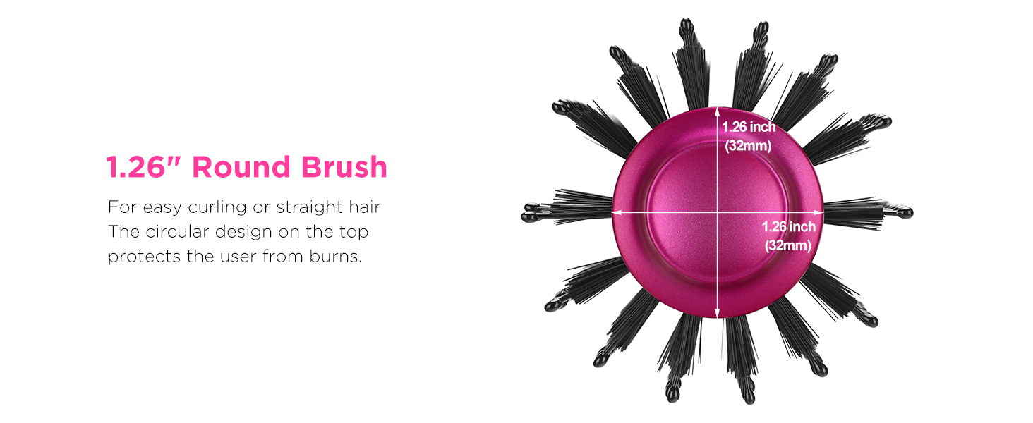 1.26 inch round brush