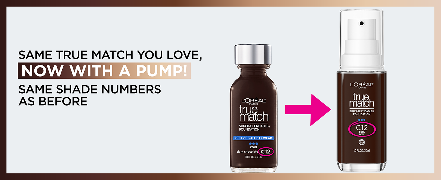 same true match you love, now with a pump!