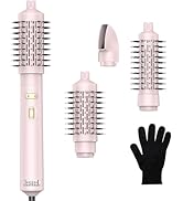 Rotating Blow Dryer Brush,3 in 1 Rotating Hair Dryer Brush Spinning with Detachable Brush(2