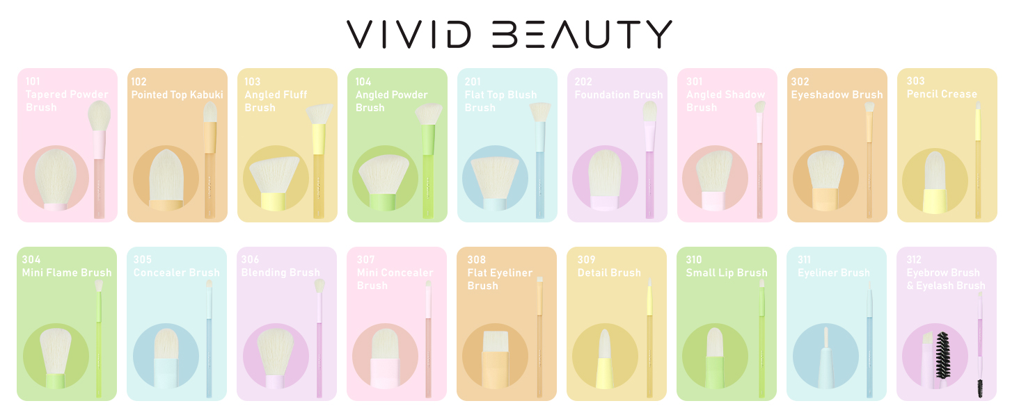 womens makeup brushes set