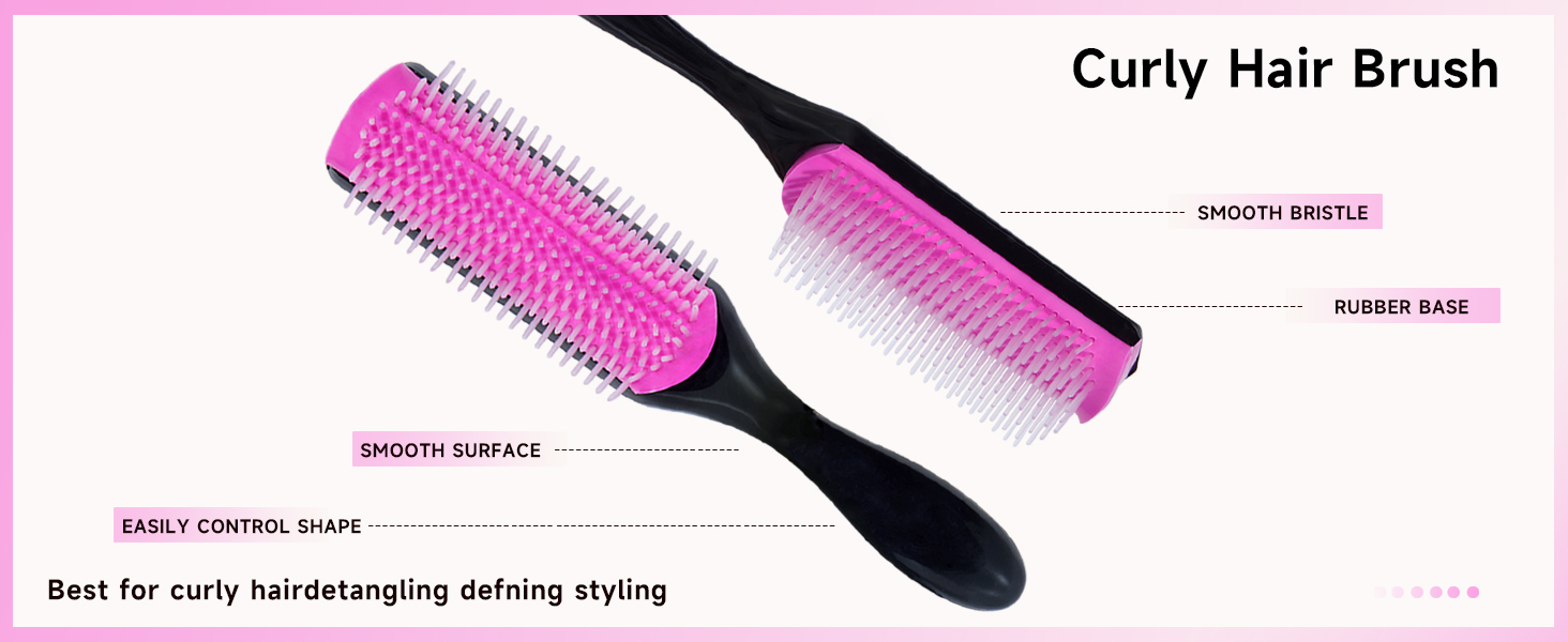 denman brush curly hair