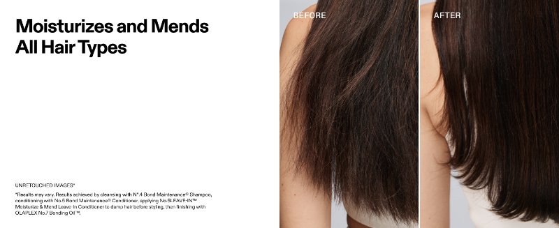 Moisturizes and mends all hair types