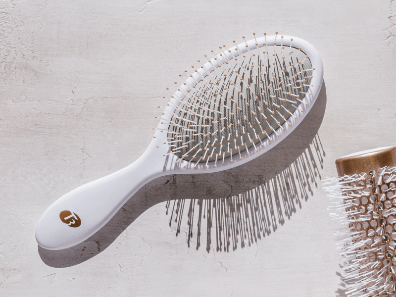 Drying and Styling Concentrator + T3 Detangle Brush on T3 AireLuxe Dryer