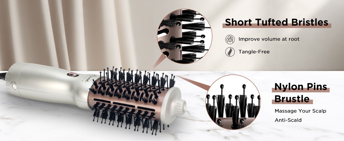 dual voltage hot air brush