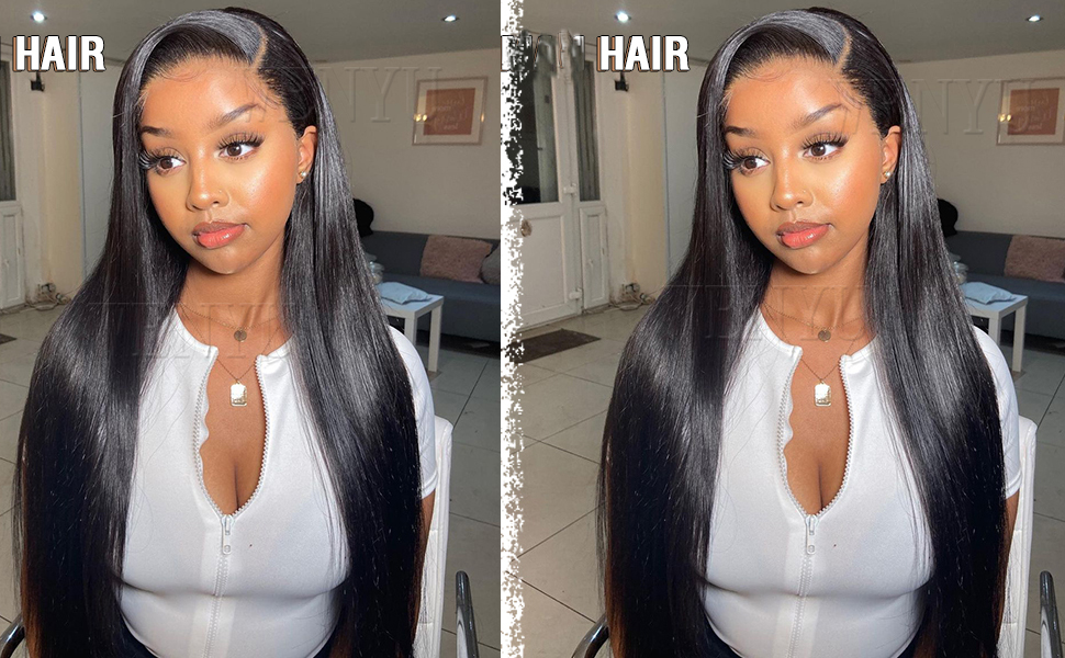  Straight Lace Front Wigs Human Hair Wig