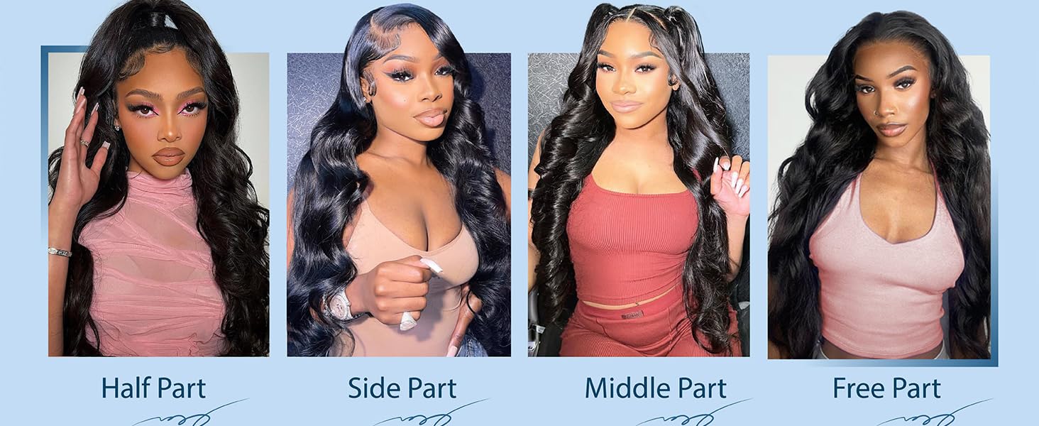 13x6 Body Wave Lace Front Wigs Human Hair