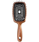 Phillips Brush Flexx Fully Vented Cushion Hair Brush, Copper & Black Flexy Curl Hairbrush
