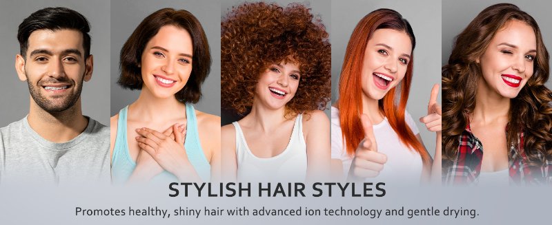Hair Dryer, 160,000 RPM Professional High-Speed Blow Dryer 600 Millions Negative Ionic Hair Dryer