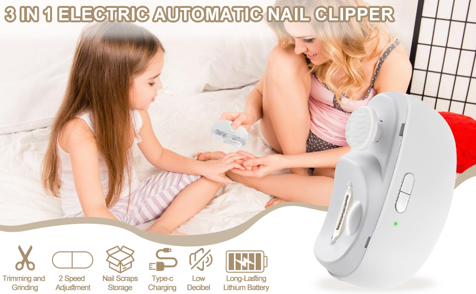 Electric Nail Clippers & Polisher