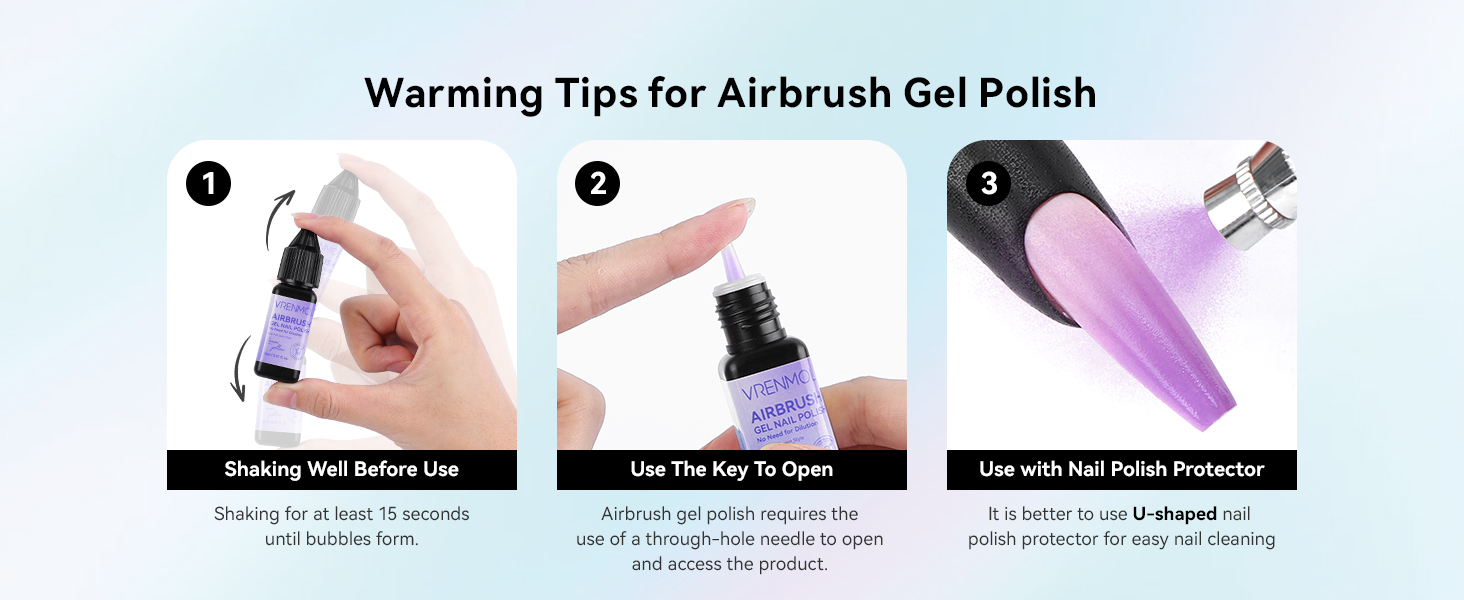 airbrush gel nailpolish