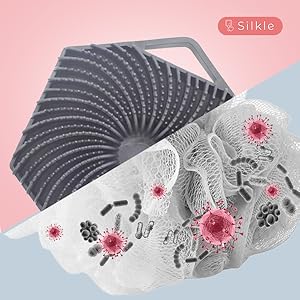 brush scrub bath wash shower scrubber exfoliating sponge skin loofah silicone soap exfoliator scalp
