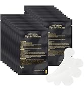 Mekupeu 100 Pair Set Eye Gel Pads For Eyelash Extensions Lint Free Patches Beauty Tools (Black)