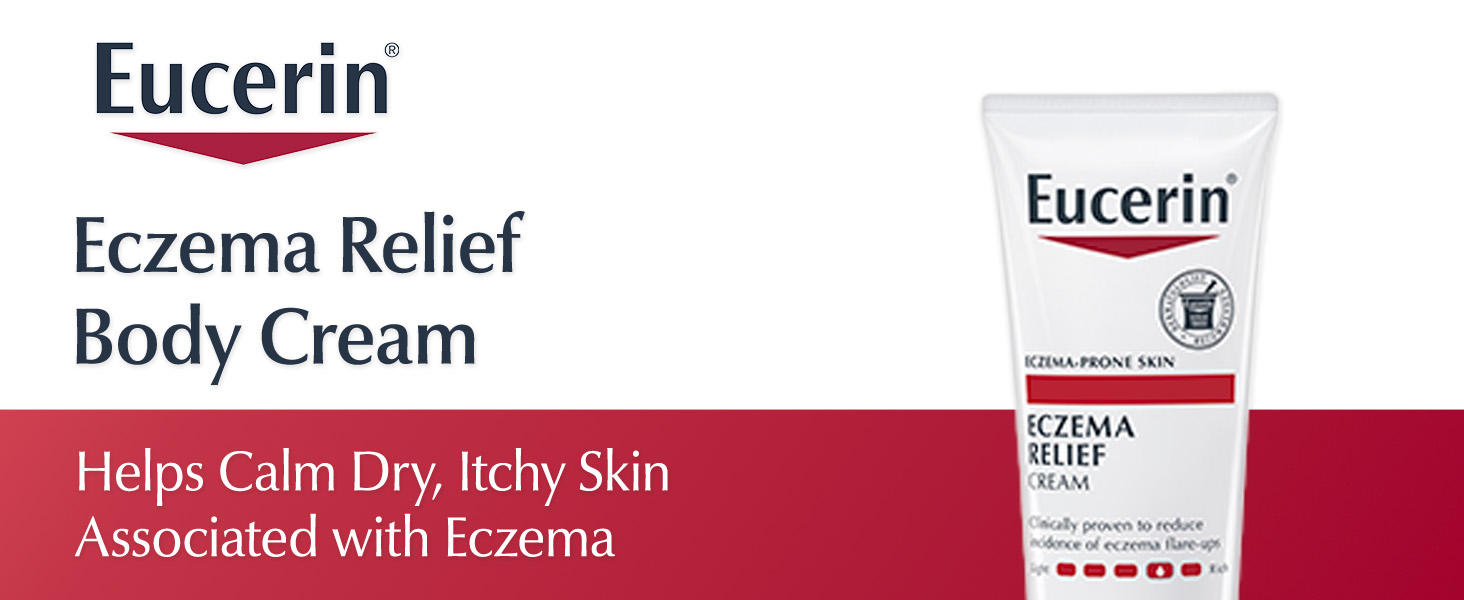 Eucerin Eczema Relief Body Cream, 8 Oz. Helps calm dry, itchy skin associated with Eczema.