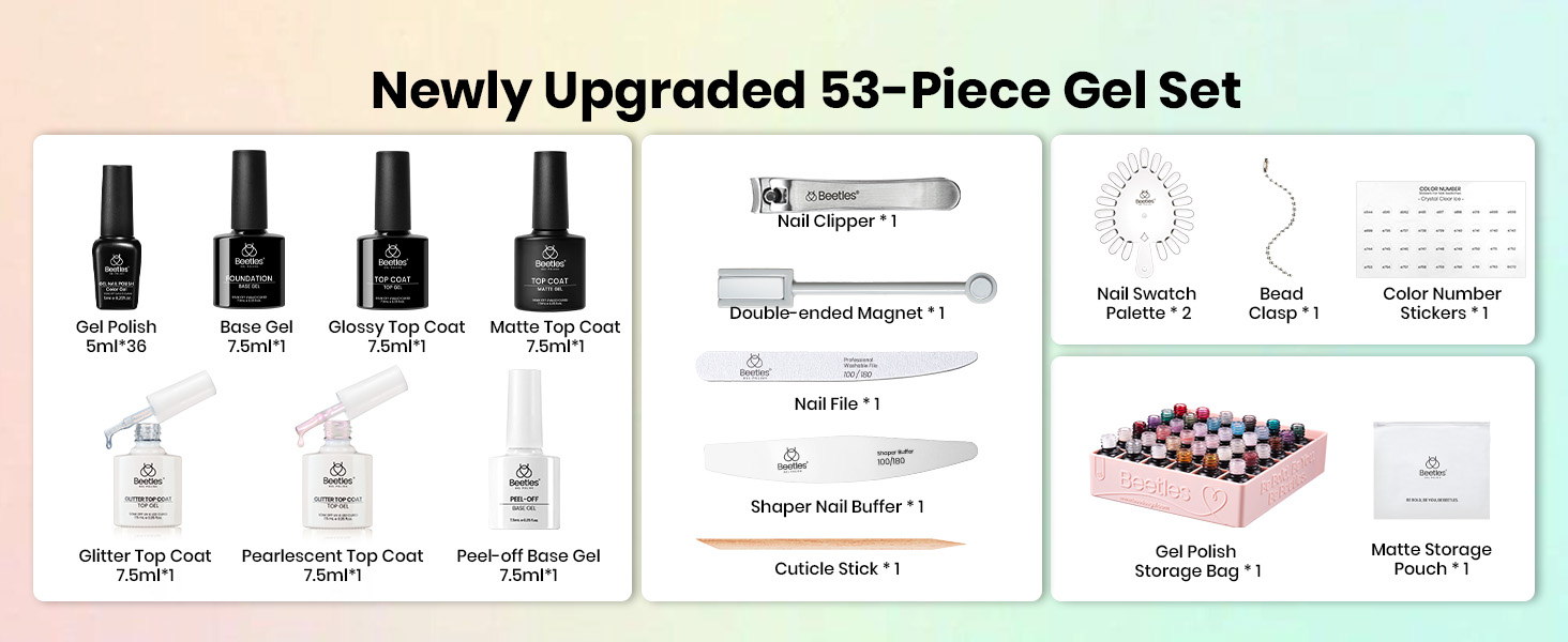 jelly Gel Nail Polish Set
