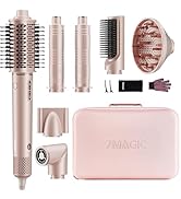 7MAGIC 7 in 1 Hair Styler & Hair Dryer Brush, 110,000 RPM High-Speed Blow Dryer with Negative Ion...