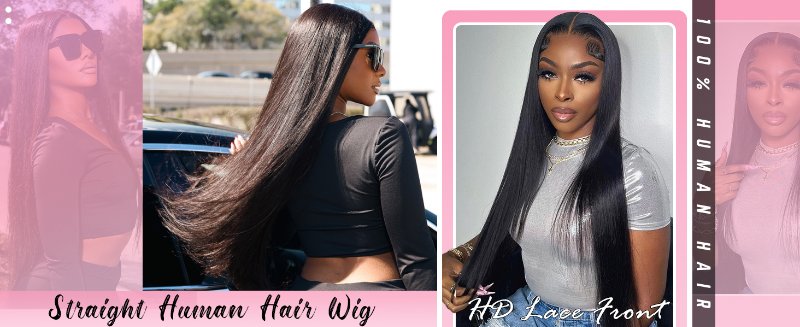 straight frontal wig
