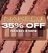 URBAN DECAY Naked 3 Mini Eyeshadow Palette - 6 Soft Pink Shadows, Matte & Shimmer Finishes, Ultra...