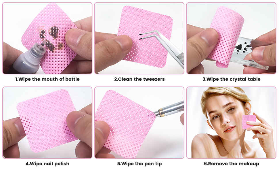 Lint Free Nail Wipes
