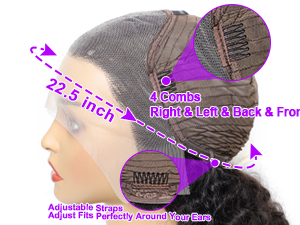 Deep Wave 13×4 Lace Front Wig Girl Gift 18 Inch 20 Inch 22 Inch 24 Inch 26 Inch 28 Inch 30 Inch