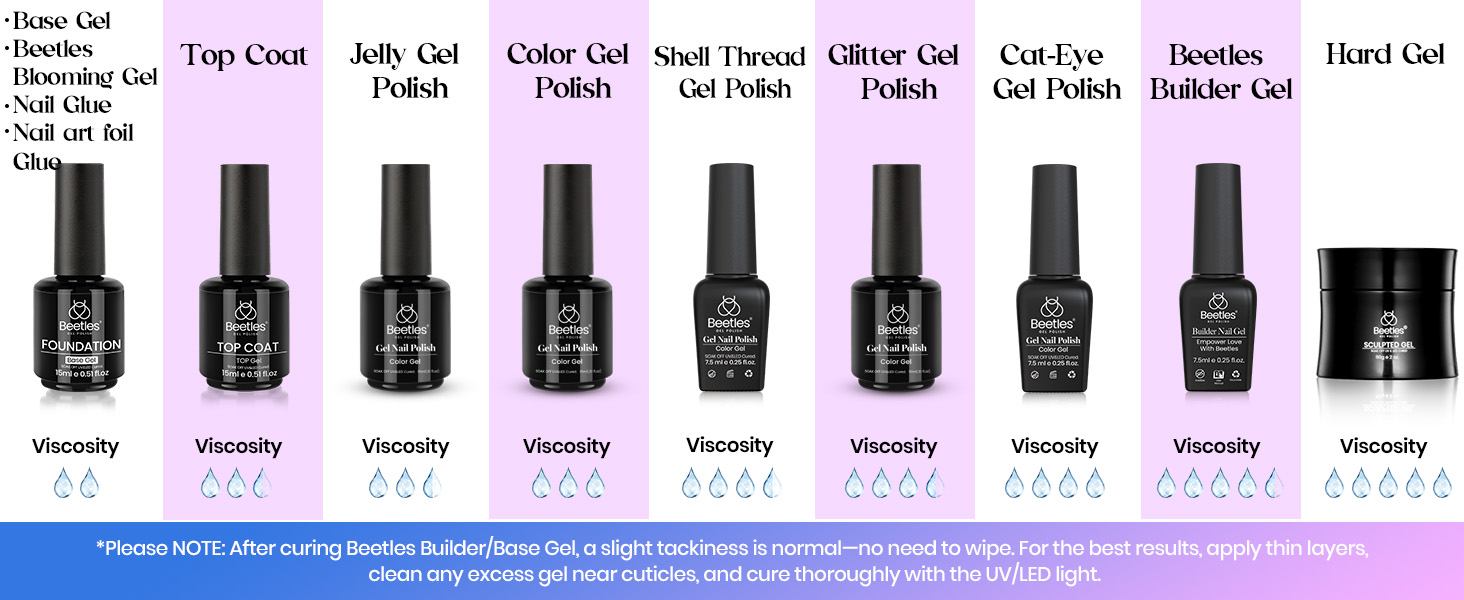 gel nail polish set