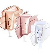 M2U NYC Liquid Glow Primer & Highlighter Makeup – Lightweight Luminizer for Natural Radiant Glow ...