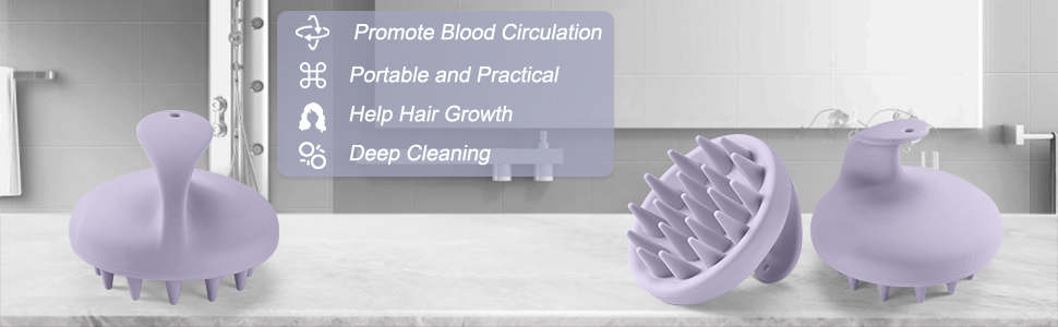 Silicone Shampoo Comb
