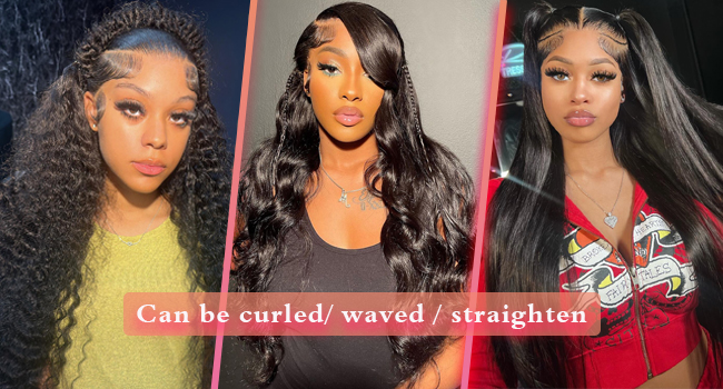 Can be curled/ waved/ straighten