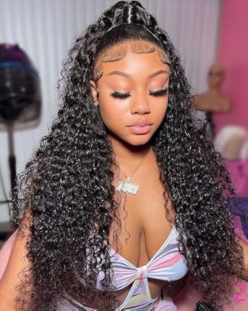 13x4 Water Wave Wig Human Hair Wet and Wavy Lace Front Wigs Human Hair