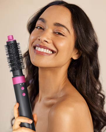 hot air hair brush