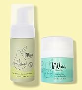 Lav Kids Moisturising Skincare Bundle- Foaming Facial Cleanser 100ml & Face Moisturiser 50ml (gre...