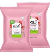Yes To Face Wipes for Women and Men, Refreshing Facial Cleansing Wipes for use as a Make Up Remov...