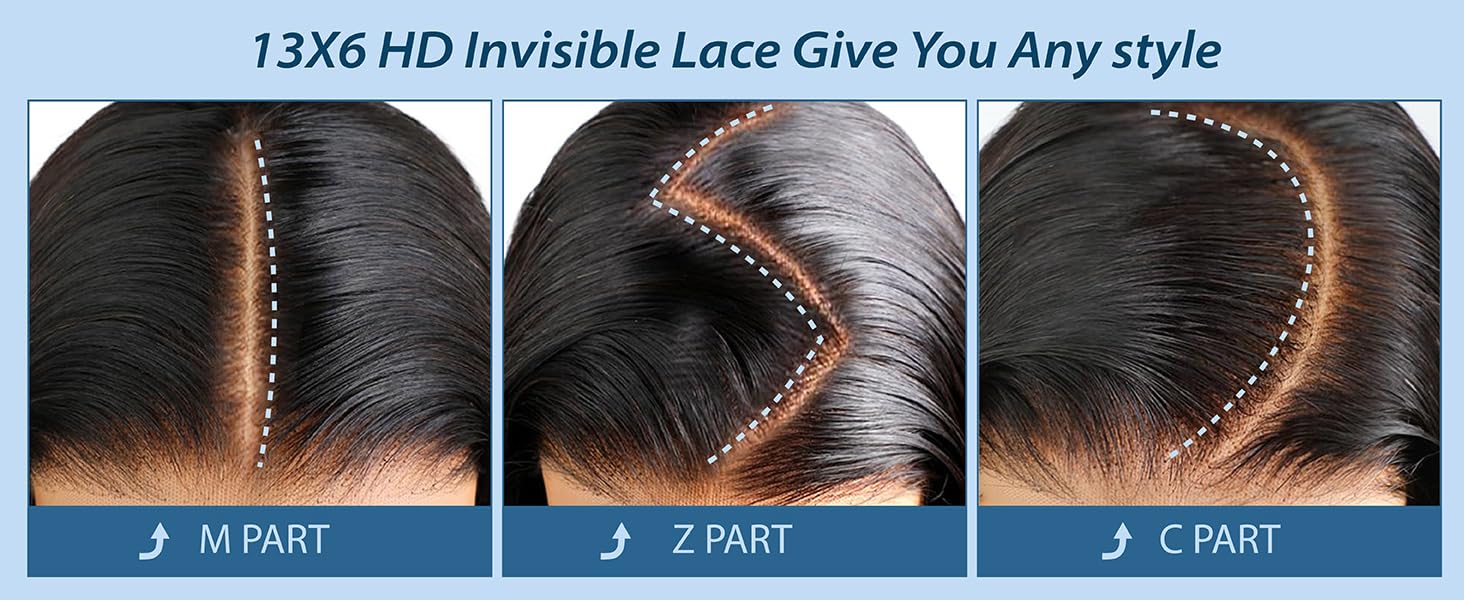 13x6 Body Wave Lace Front Wigs Human Hair