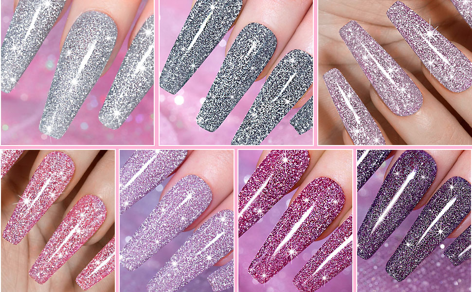 Glitter Nail Art