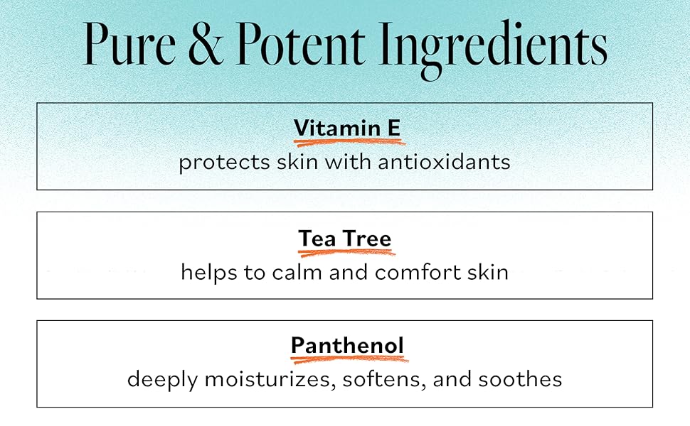 Pure and Potent Ingredients