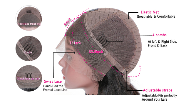 wigs caps detail