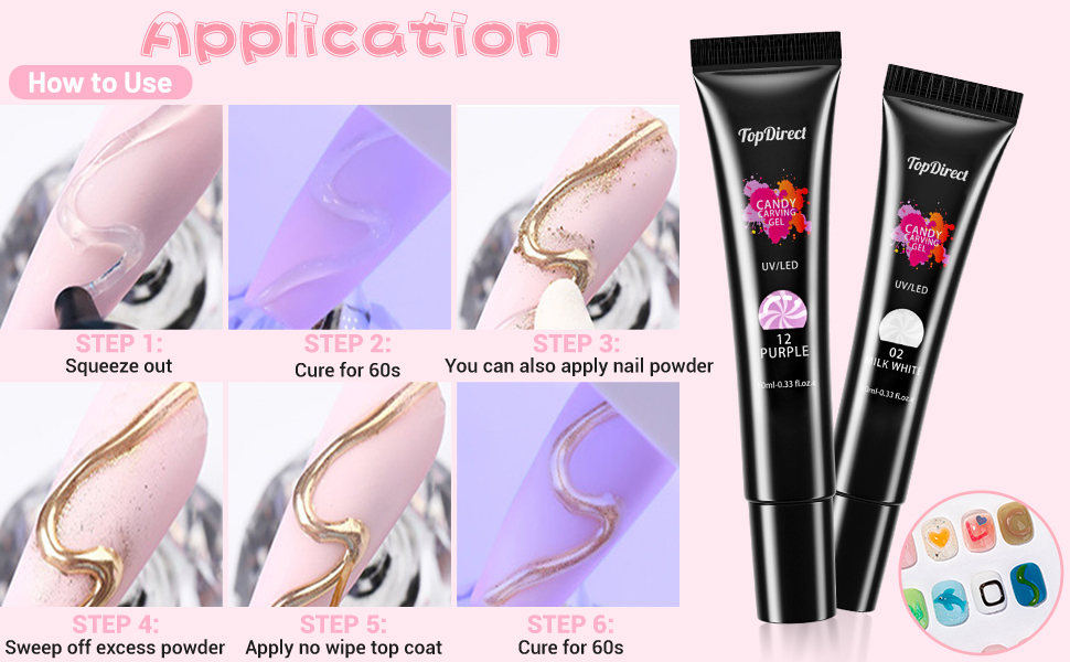5d Solid Jelly Candy Pudding Polish Gel Nail Art