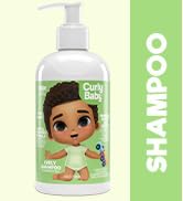 CurlyBaby Curly Shampoo - Tear-Free, Fragrance-Free, Dermatologist-Tested, Kids Shampoo for Curly...