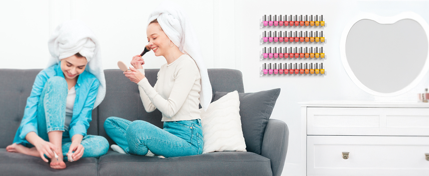 nail polish wall mount