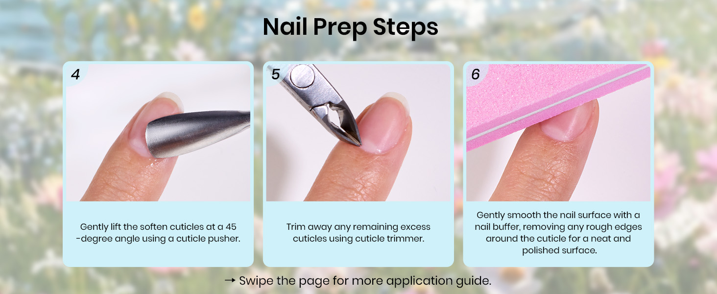 Blue gel nail polish set