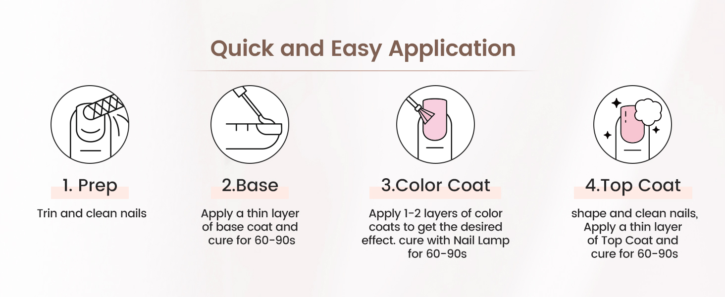 gel nail polish set