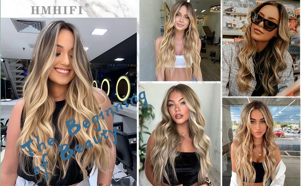 blonde hair