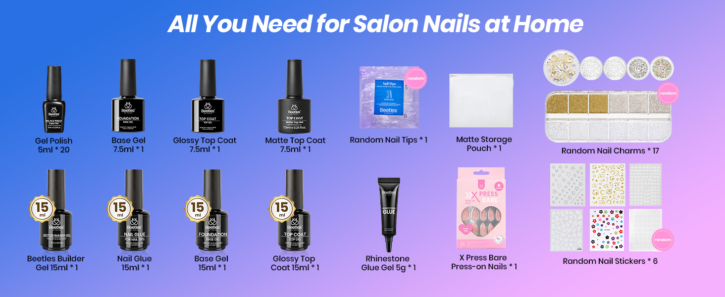 gel nail polish set