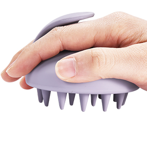 Soft silicone shampoo comb for home use