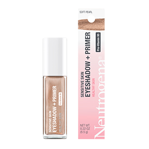 Metallic eyeshadow & primer with Pro-Vitamin B5 in Soft Pearl shade effortlessly glides onto eyelids