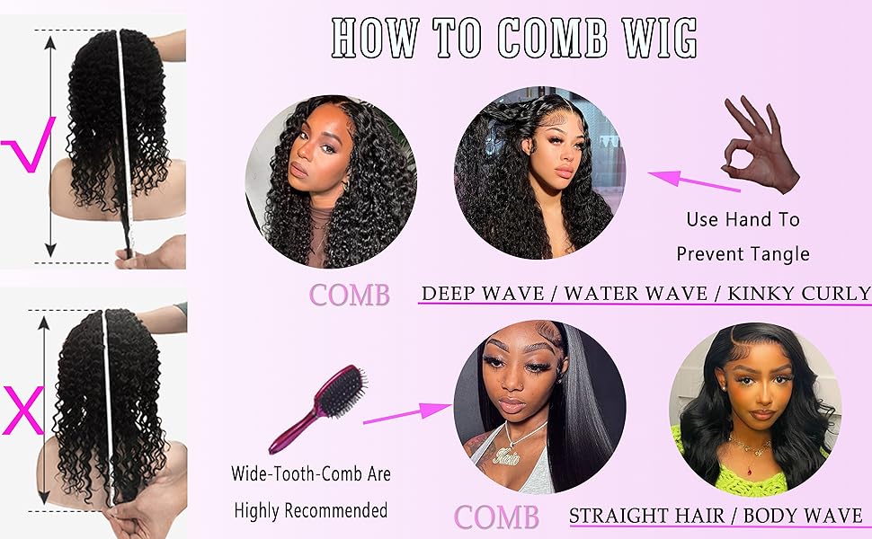curly human hair wig for black women, 13x4 transparent lace front wigs human hair wig