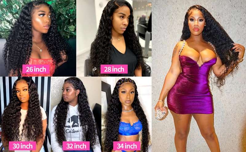 deep wave wig human hair