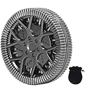 Hollow Hub Pattern Haptic Coin, Fidget Slider Metal Fidget Toy Anxiety Stress Relief Push Slider ...